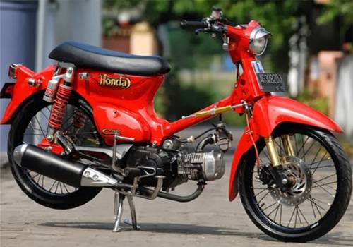 Modifikasi Motor Antik Honda 70